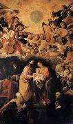 ROELAS, Juan de las Adoration of the Name of Jesus china oil painting reproduction